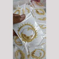 Pari Art Jewellery Elegant Forming Gold Nose Ring 
