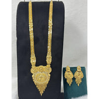 Pari Art Jewellery Premium Forming Gold Long Necklace Set