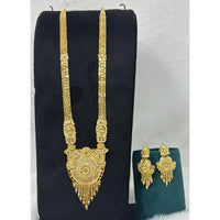 Pari Art Jewellery Premium Forming Gold Long Necklace Set