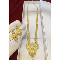 Pari Art Jewellery Premium Forming Gold Long Necklace Set