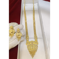 Pari Art Jewellery Premium Forming Gold Long Necklace Set