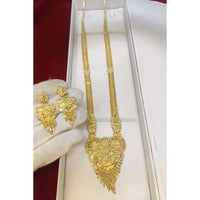 Pari Art Jewellery Premium Forming Gold Long Necklace Set