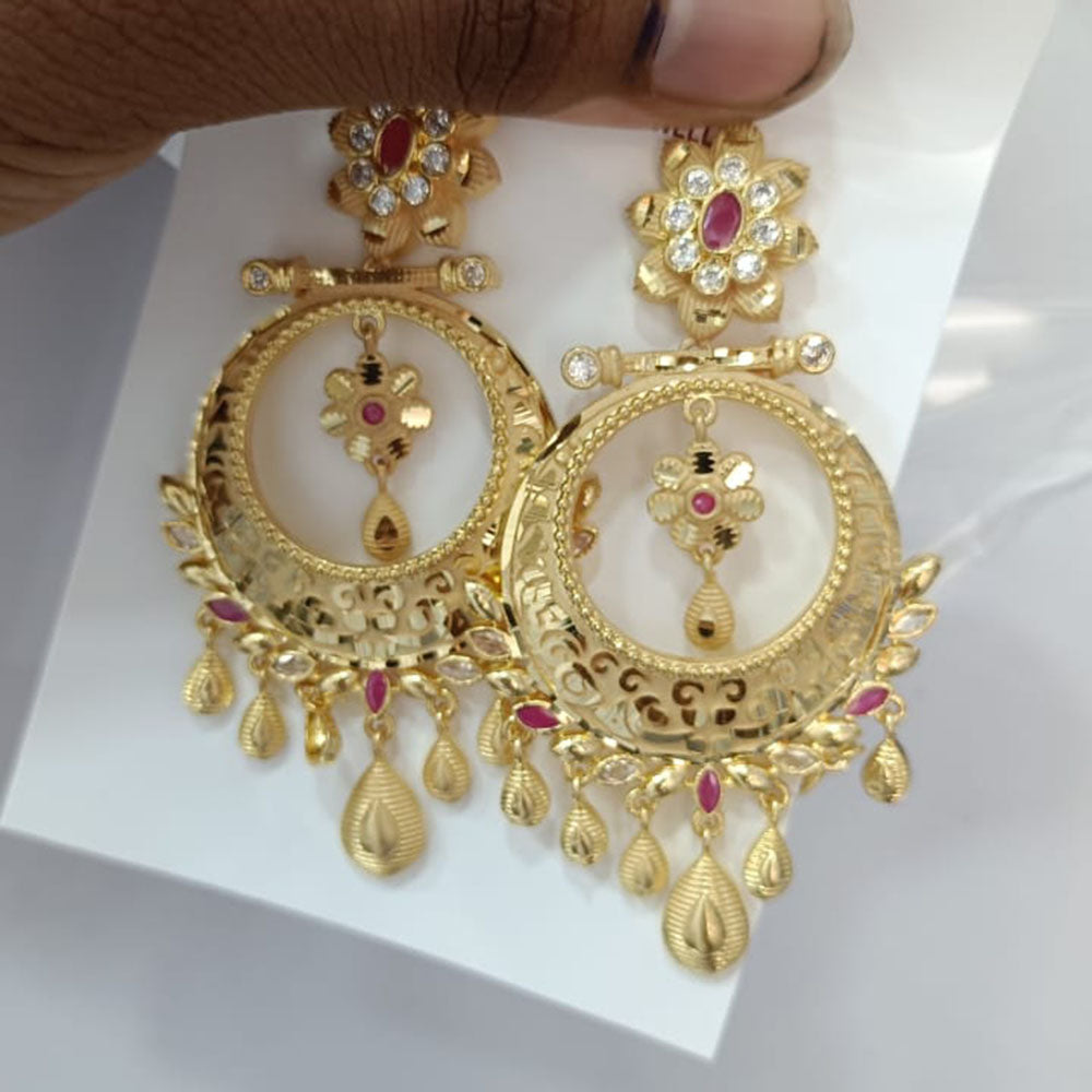 Pari Art Jewellery Designer Forming Austrian Stone Dangler Earrings