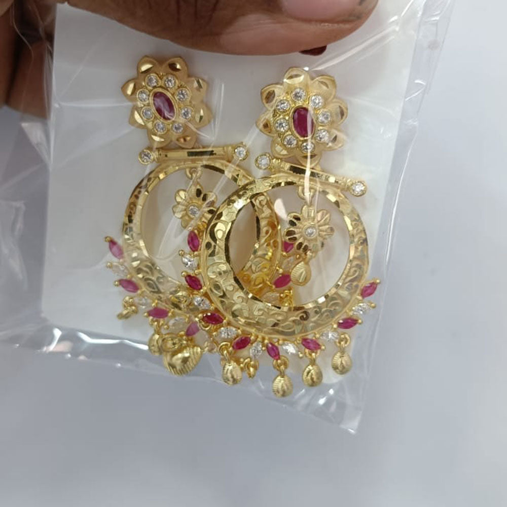 Pari Art Jewellery Designer Forming Austrian Stone Dangler Earrings
