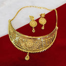 Pari Art Jewellery Designer Bridal Forming Gold Choker Necklace Set