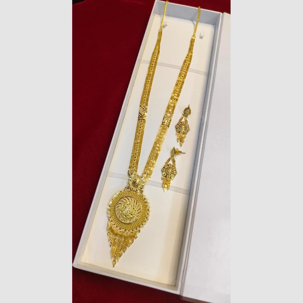 Pari Art Jewellery Royal Style Forming Long Necklace Set
