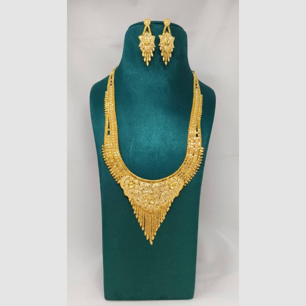 Pari Art Jewellery Royal Style Forming Long Necklace Set