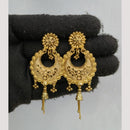 Pari Art Jewellery Classic Forming Gold Dangler Earrings