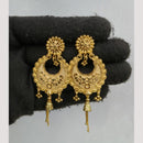 Pari Art Jewellery Classic Forming Gold Dangler Earrings