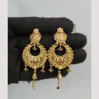 Pari Art Jewellery Classic Forming Gold Dangler Earrings