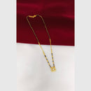 Pari Art Jewellery Stylish Black Beads Forming Mangalsutra