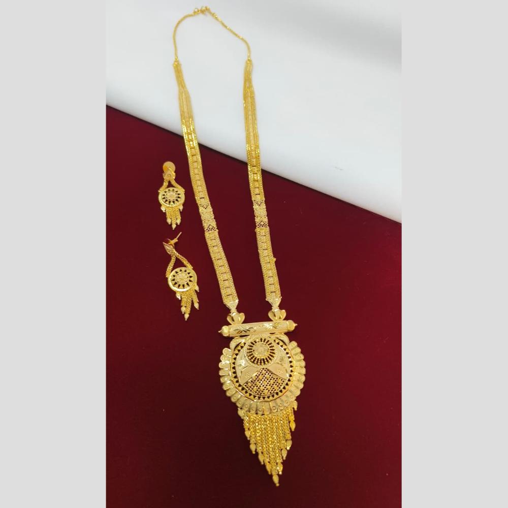 Pari Art Jewellery Royal Style Forming Long Necklace Set