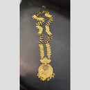 Pari Art Jewellery Stylish Forming Gold Black Beads Forming Mangalsutra