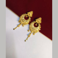 Pari Art Jewellery Classic Forming Gold Dangler Earrings