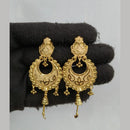 Pari Art Jewellery Classic Forming Gold Dangler Earrings