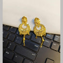 Pari Art Jewellery Classic Forming Gold Dangler Earrings