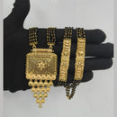 Pari Art Jewellery Designer Black Beads Forming Mangalsutra