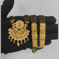 Pari Art Jewellery Designer Black Beads Forming Mangalsutra