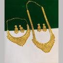 Pari Art Jewellery Premium Gold Forming Double Necklace Set