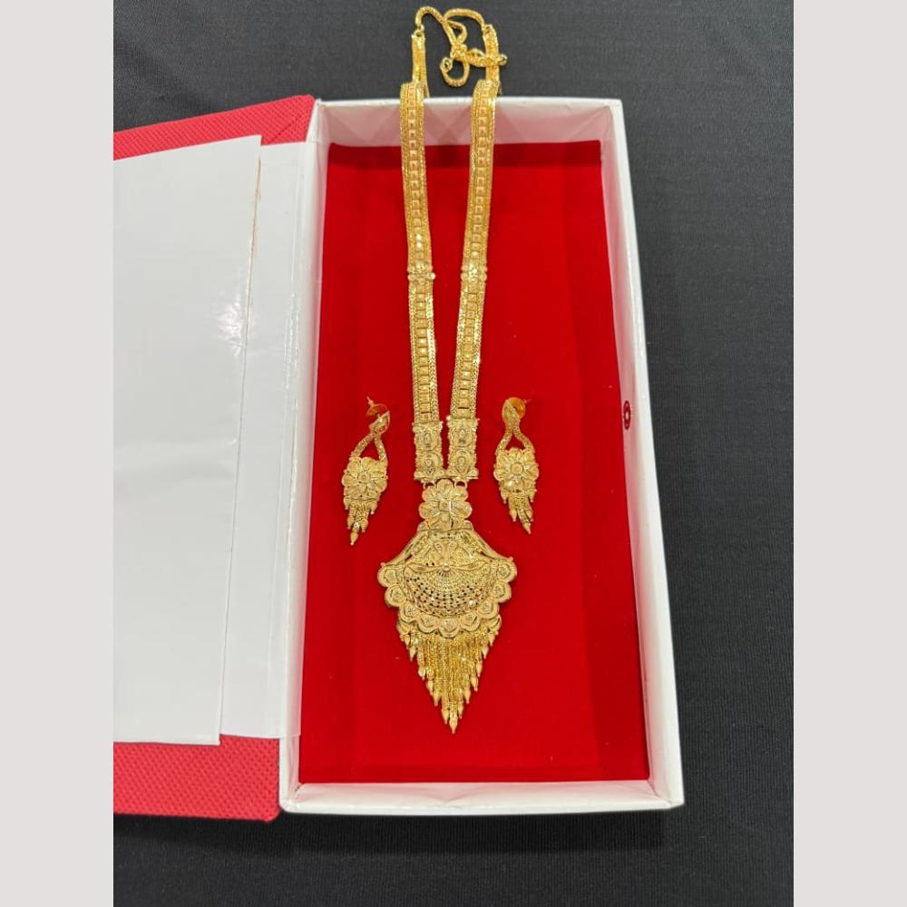Pari Art Jewellery Royal Forming Designer Long Necklace Set