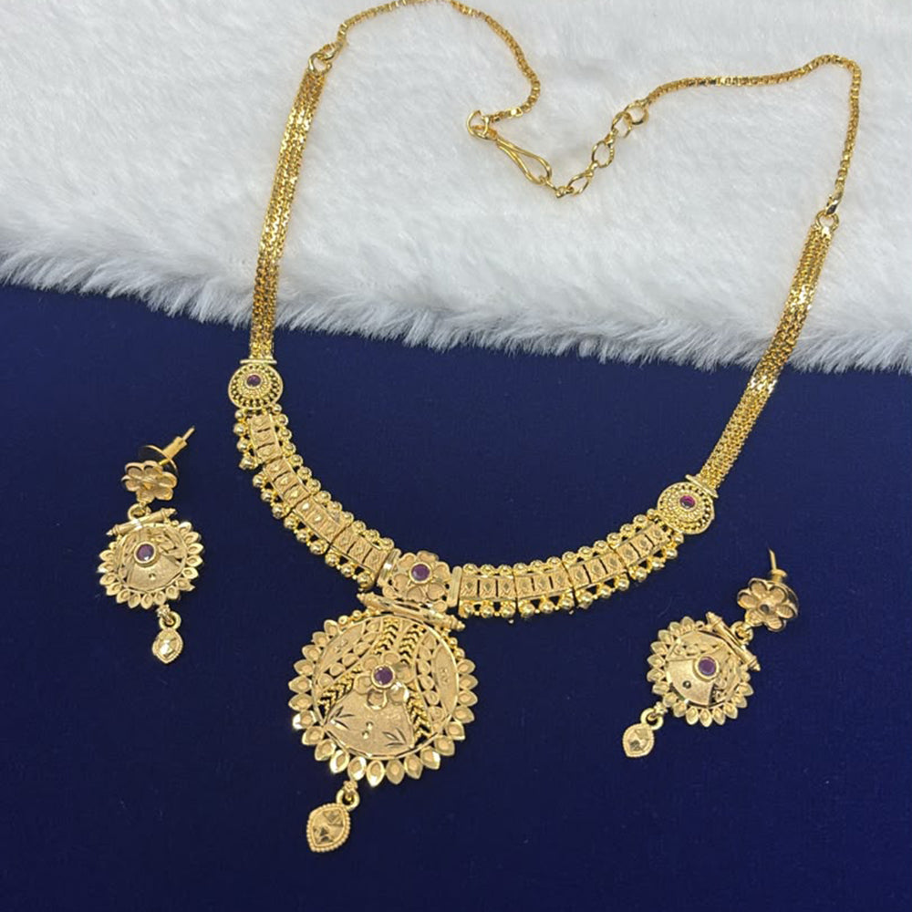 Pari Art Jewellery Royal Forming Designer Necklace Set