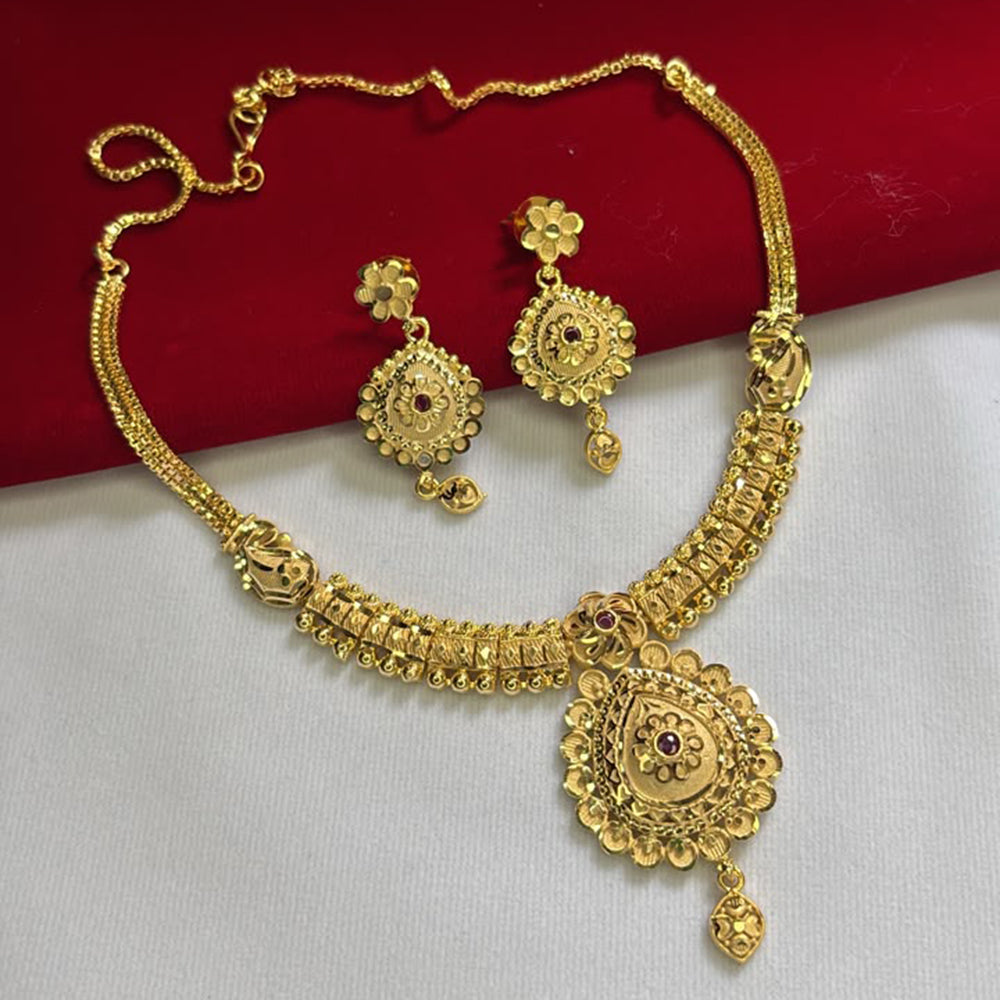 Pari Art Jewellery Royal Forming Designer Necklace Set