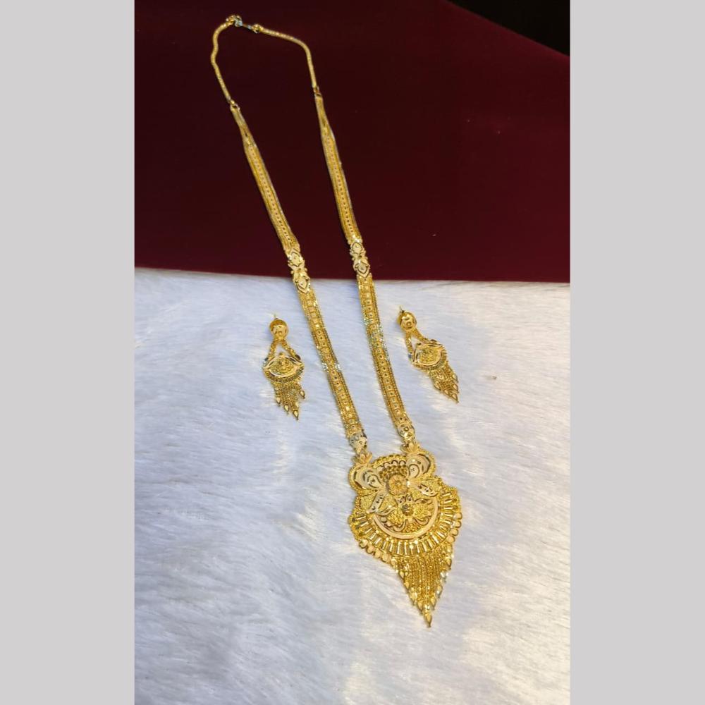 Pari Art Jewellery Royal Forming Designer Long Necklace Set