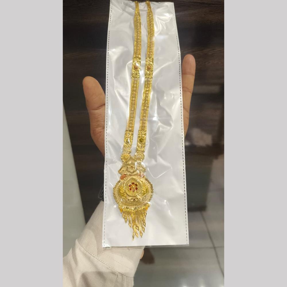 Pari Art Jewellery Royal Forming Designer Meenakari Long Necklace Set