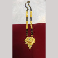 Pari Art Jewellery Graceful Forming Black Pearl Mangalsutra