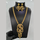Pari Art Jewellery Turkish Forming Exclusive Designer Long Necklace Set  