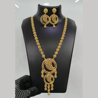 Pari Art Jewellery Turkish Forming Exclusive Designer Long Necklace Set  