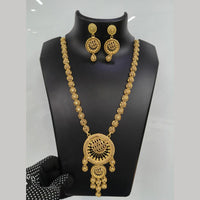 Pari Art Jewellery Turkish Forming Exclusive Designer Long Necklace Set  