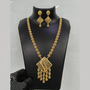 Pari Art Jewellery Turkish Forming Exclusive Designer Long Necklace Set  