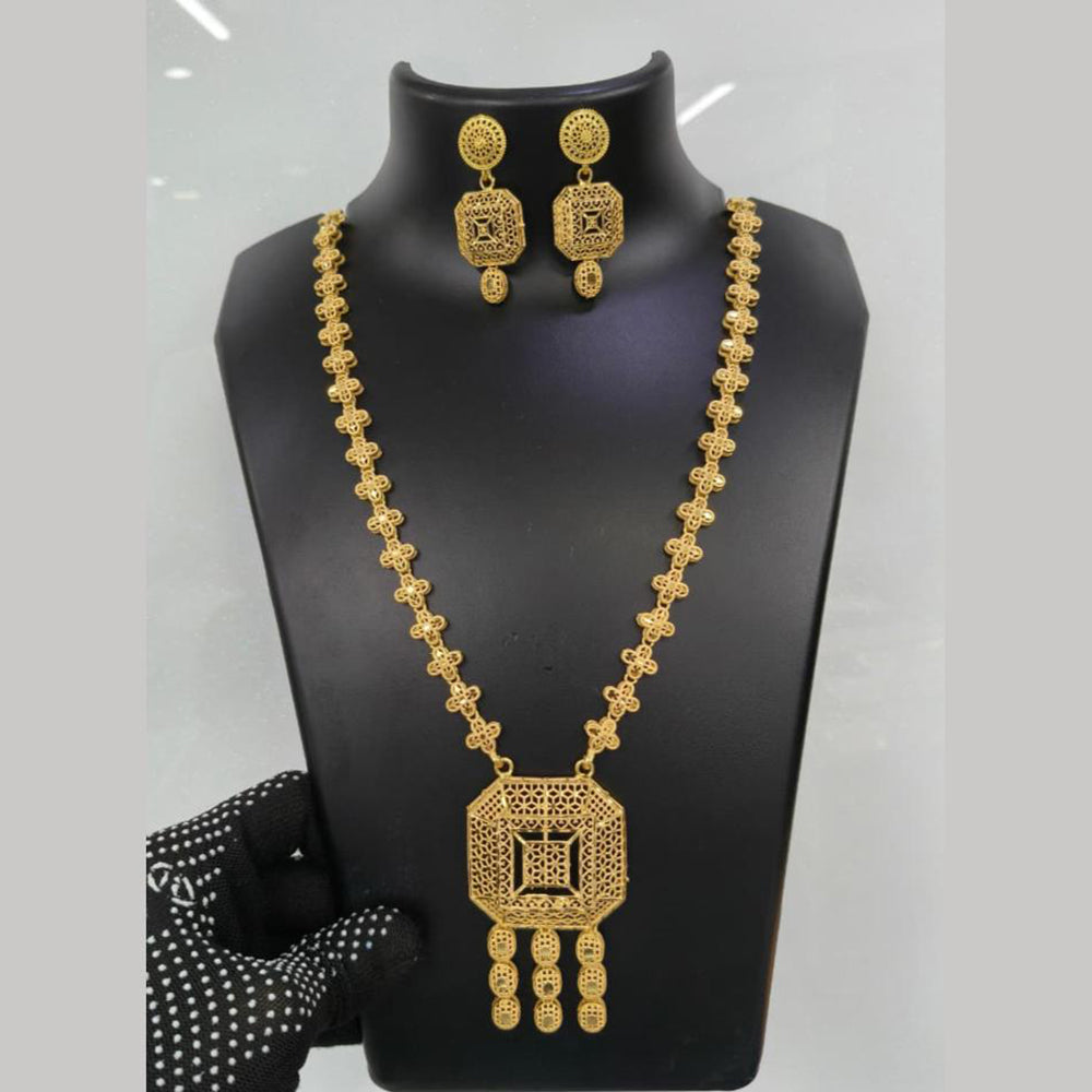 Pari Art Jewellery Turkish Forming Exclusive Designer Long Necklace Set