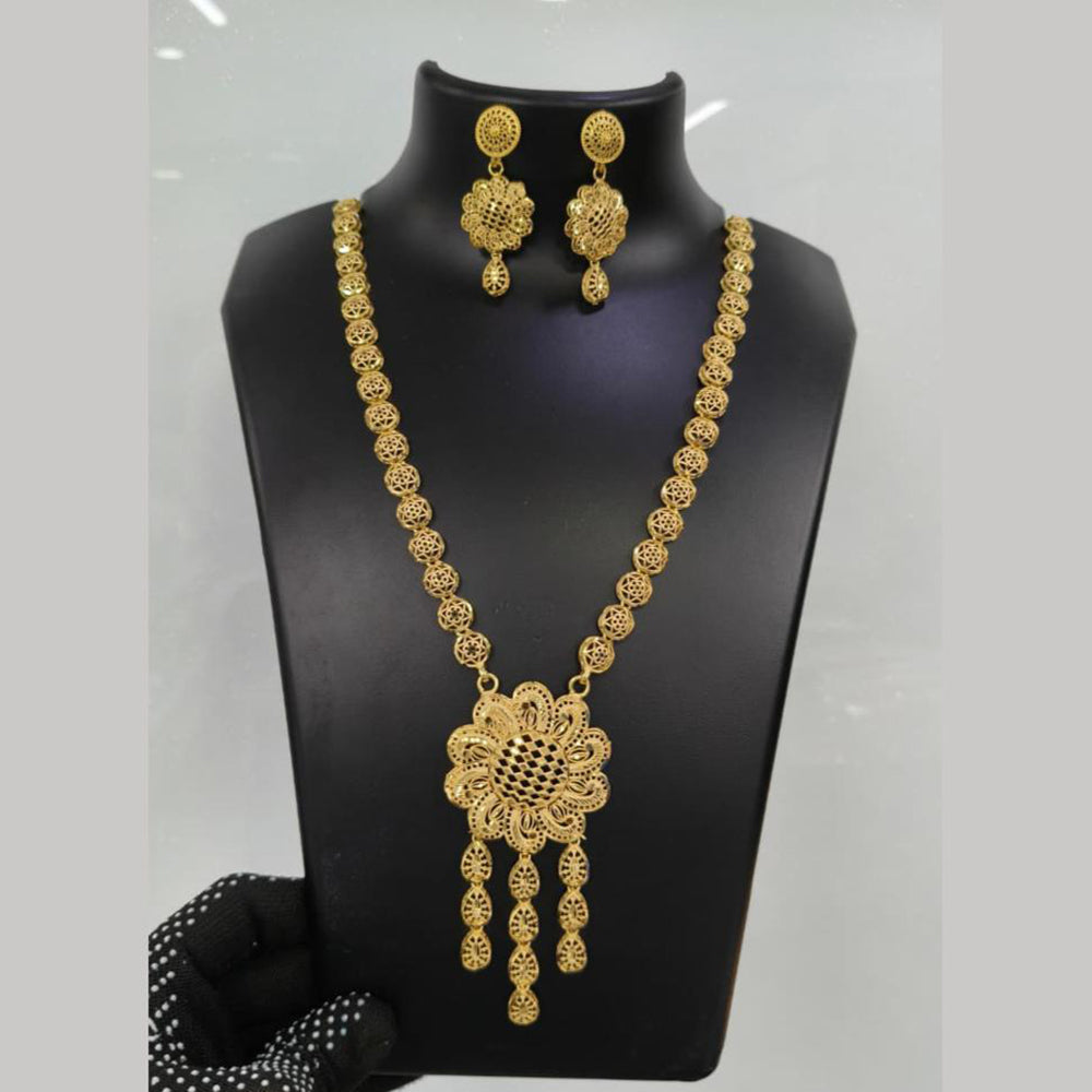 Pari Art Jewellery Turkish Forming Exclusive Designer Long Necklace Set