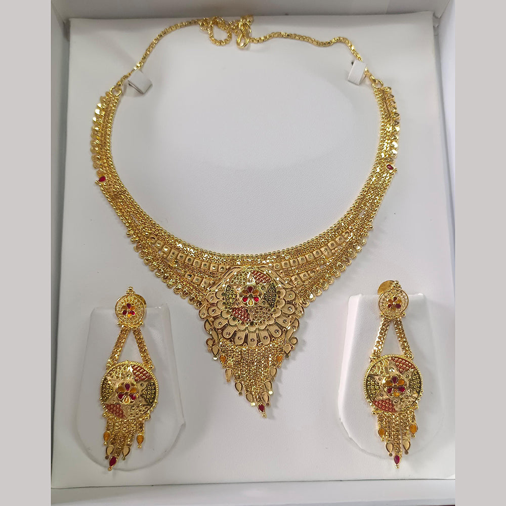 Pari Art Jewellery Graceful Designer Forming Necklace Set