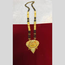 Pari Art Jewellery Graceful Forming Black Pearl Mangalsutra