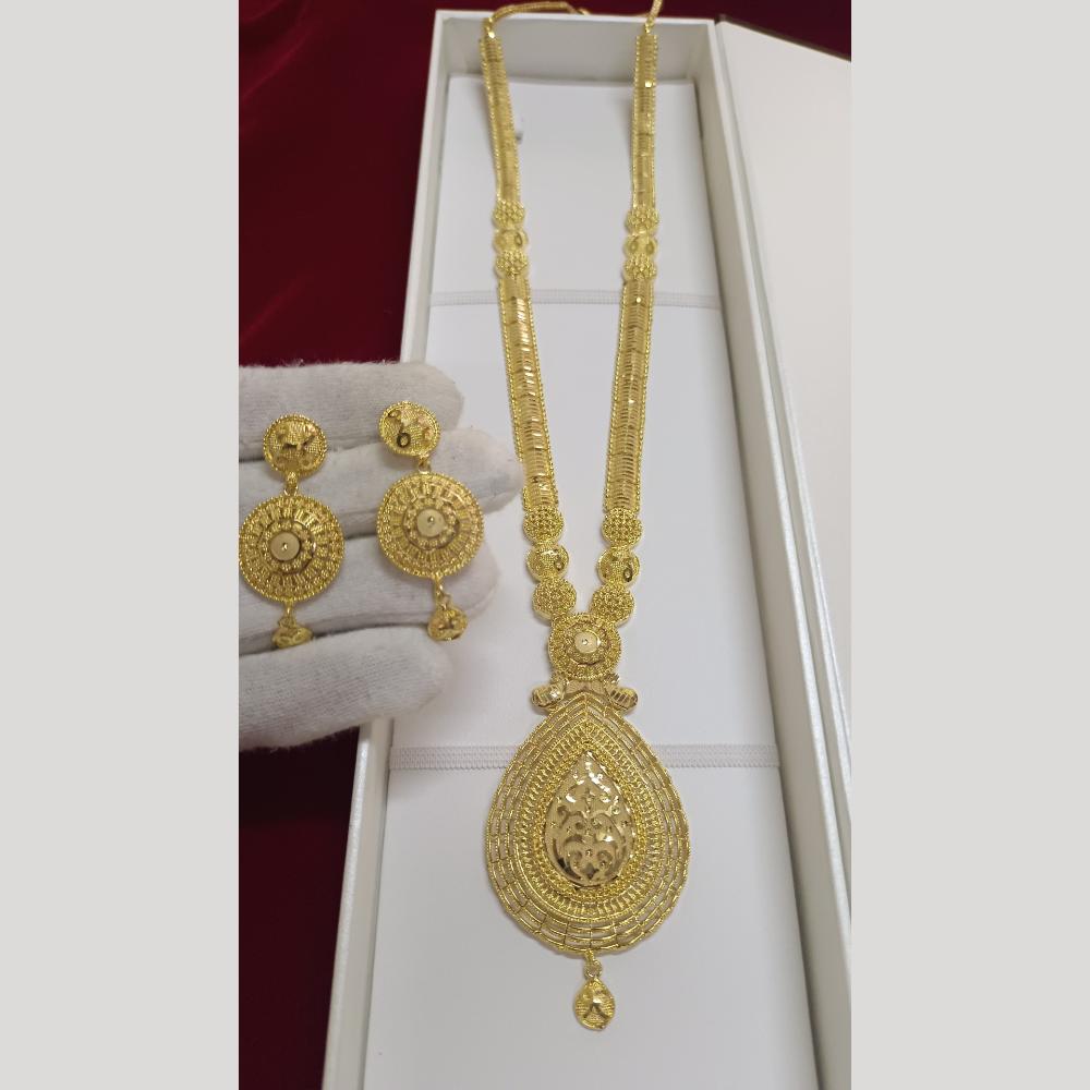Pari Art Jewellery Graceful Designer Forming Long Necklace Set 