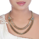 Urthn Exclusive Austrian Stone Necklace Set Stylish Jewelry for Women (Pack Of 6)