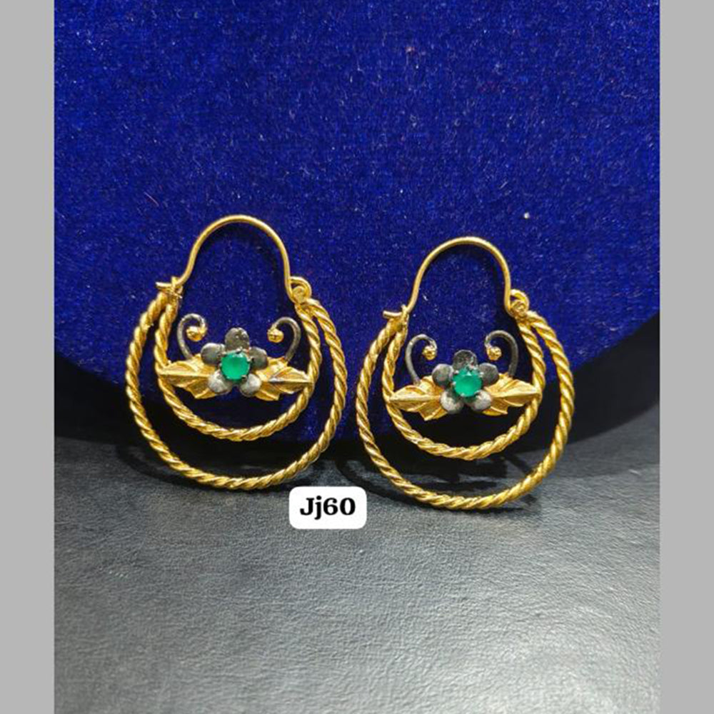 Jain Jewellers Antique Gold Stud Earrings