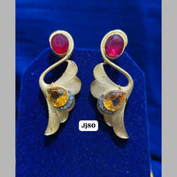 Jain Jewellers Antique Gold Dangler Earrings