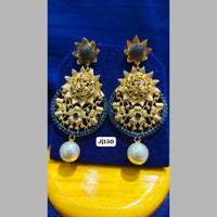 Jain Jewellers Antique Gold Dangler Earrings