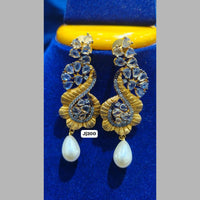 Jain Jewellers Antique Gold Dangler Earrings