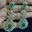 Jain Jewellers Gold Plated Exclusive American Daimonds  Bridal & Party Wear Dangler Earrings