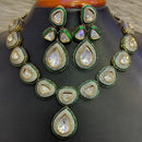 Jain Jewellers Gold Plated Polki Kundan Necklace Set