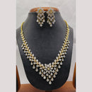Jain Jewellers Gold Plated American Diamond Necklace Set