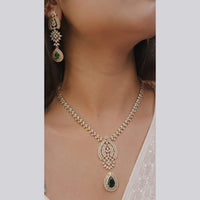Jain Jewellers Premium  American Diamond Designer Necklace Set