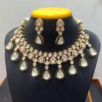 Jain Jewellers Graceful Polki Kundan Stone And Meenakari Necklace Set