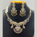 Jain Jewellers Premium American Diamond Designer Necklace Set