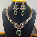 Jain Jewellers Premium American Diamond Designer Necklace Set